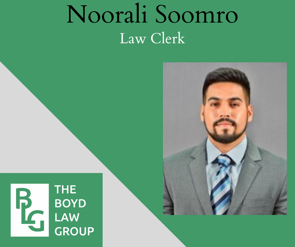 Noorali, our newest law clerk